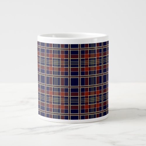 scottish plaid coffee mug
