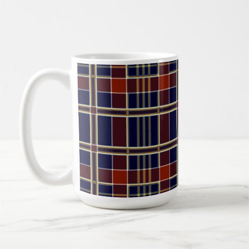 scottish plaid coffee mug