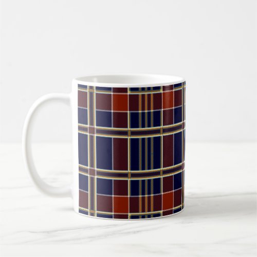 scottish plaid coffee mug