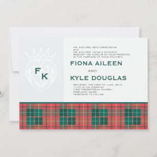 Scottish Plaid Luckenbooth Invitation