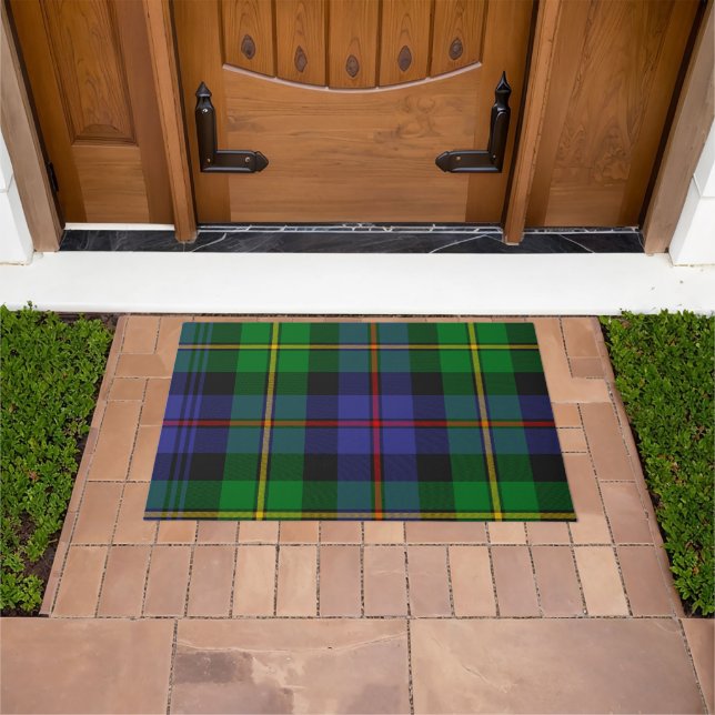 Scottish Plaid Pattern Doormat (Outdoor)