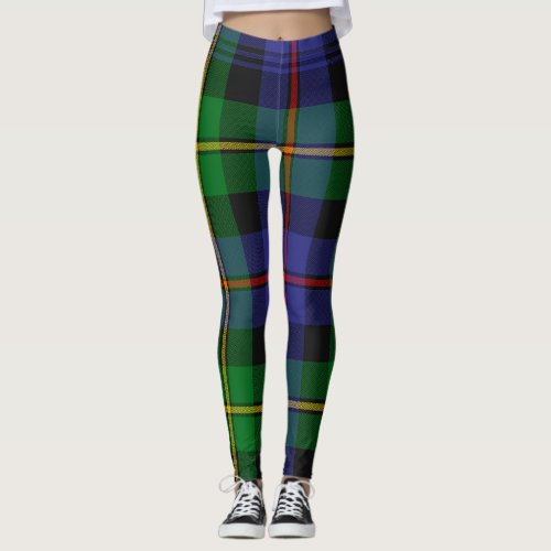 Scottish Plaid Pattern Leggings