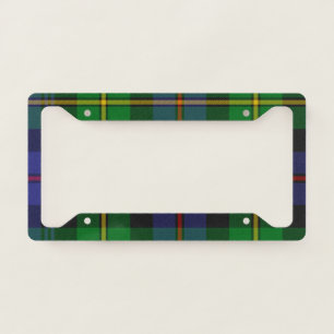 Scottish Plaid Pattern License Plate Frame