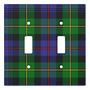 Scottish Plaid Pattern Light Switch Cover