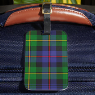Scottish Plaid Pattern Luggage Tag