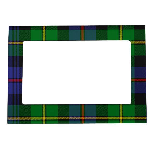 Scottish Plaid Pattern Magnetic Frame (Front)