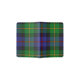 Scottish Plaid Pattern Passport Holder