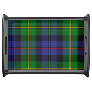 Scottish Plaid Pattern Serving Tray