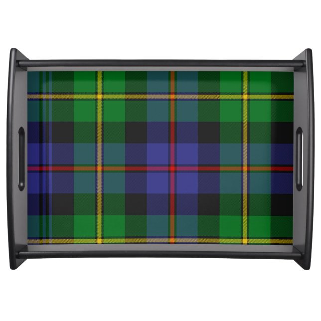 Scottish Plaid Pattern Serving Tray (Front)