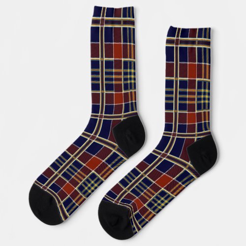 scottish plaid socks