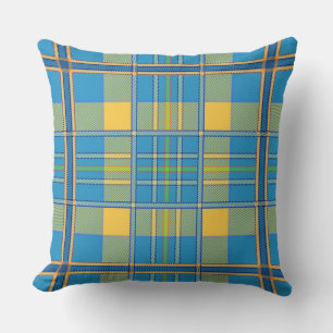 scottish plaid tartan outdoor pillow