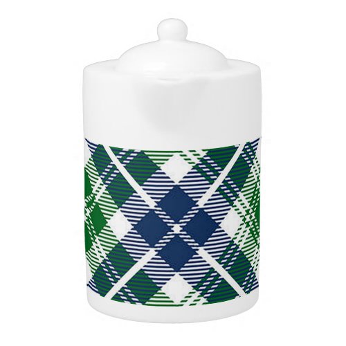 Scottish Plaid Teapot