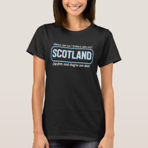 Scottish Poem, Wha's Like Us? Toast Saying T-Shirt