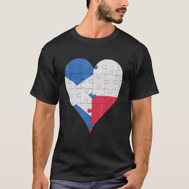 Scottish Polish Flag Heart T-Shirt (Front)