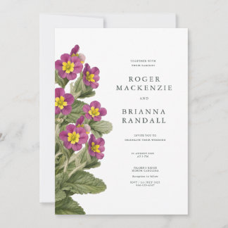 Scottish Primrose Invitation