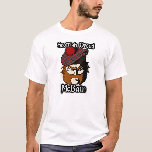 Scottish Proud Clan McBain MacBain Tartan T_Shirt