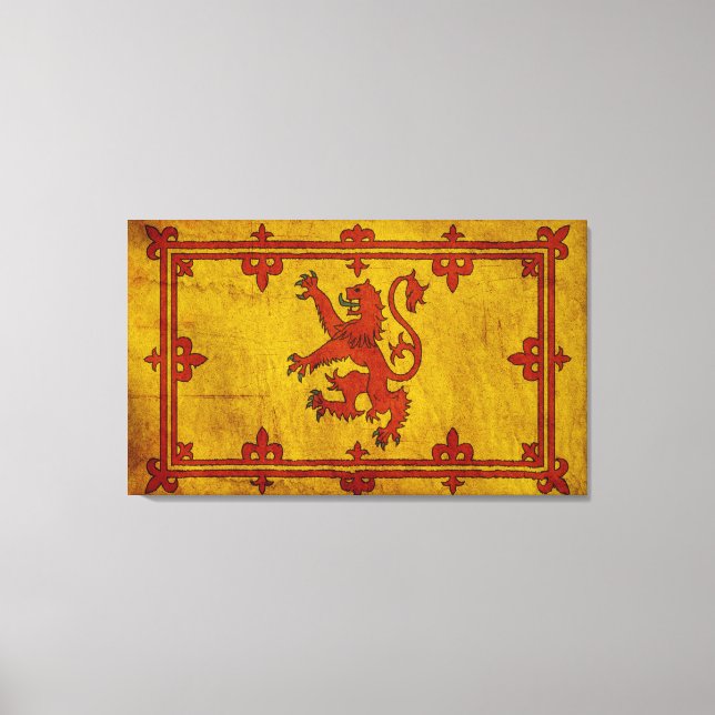 Scottish Rampant Lion Canvas (Front)