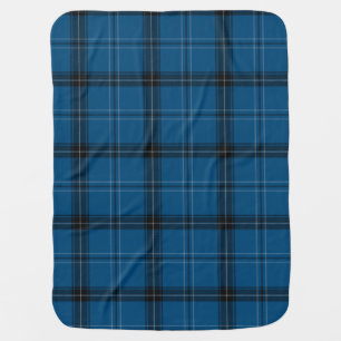 Scottish Ramsay Blue Tartan Baby Blanket