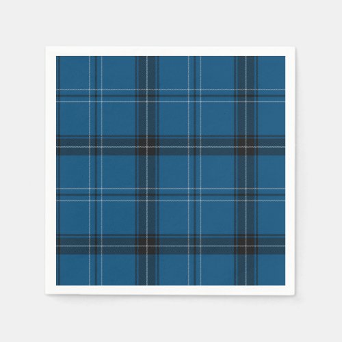 Scottish Ramsay Blue Tartan Napkins