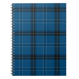 Scottish Ramsay Blue Tartan Notebook