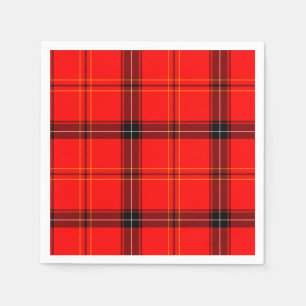 Scottish Red Tartan Paper Napkins