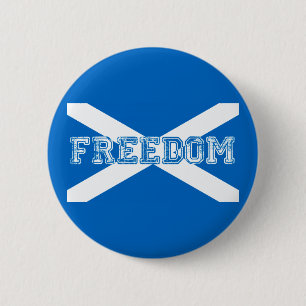 Scottish Referendum Scotland Independant Freedom Pinback Button