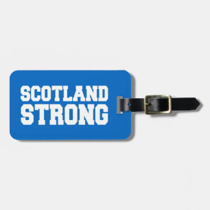Scottish Referendum Scotland Independent on Blue Luggage Tag