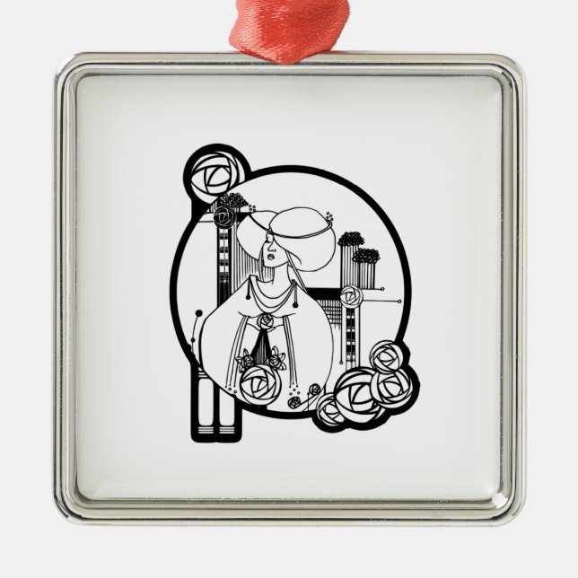 Scottish Rennie Mackintosh inspired decoration (Front)