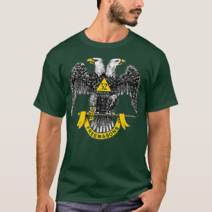 Scottish Rite Eagle 32nd Degree Freemason Gifts T-Shirt