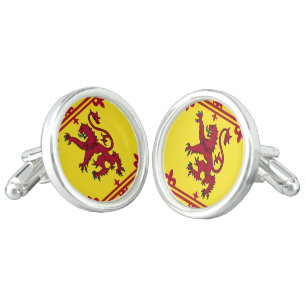 Scottish Royal Arms Flag Cufflinks