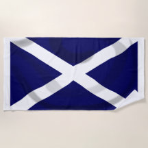 Scottish Saltire Beach Towel