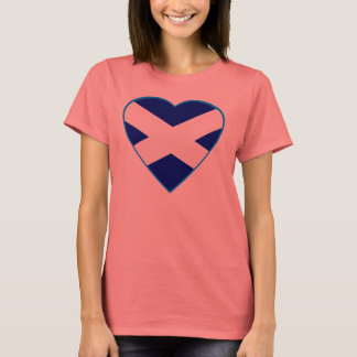 Scottish Saltire Heart T-Shirt