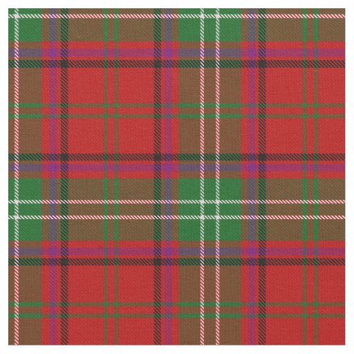 Scottish Seton Plaid Tartan Fabric