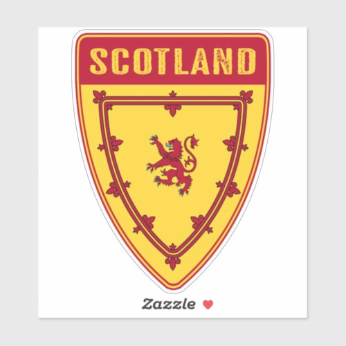 Scottish Shield Sticker