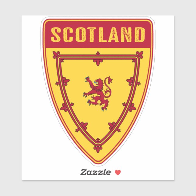 Scottish Shield Sticker (Sheet)