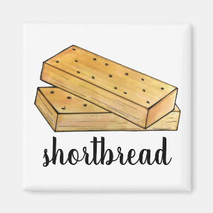 Scottish Shortbread Tea Biscuits British Bakery Magnet