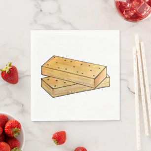 Scottish Shortbread Tea Biscuits British Bakery Napkins