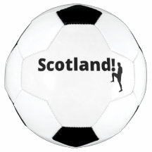 Scottish soccer player using dot as ball