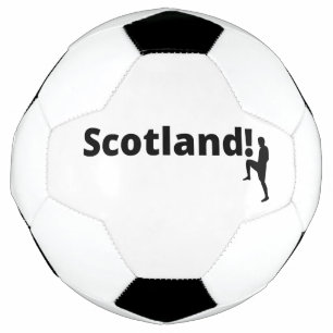 Scottish soccer player using dot as ball