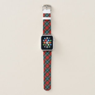 Scottish Style Clan MacLea Tartan Plaid Apple Watch Band