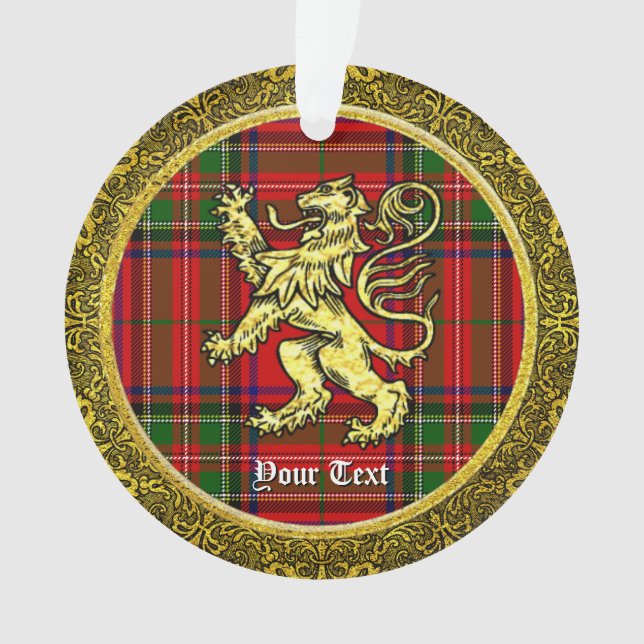 Scottish Style Lion Rampant Ornament (Front)