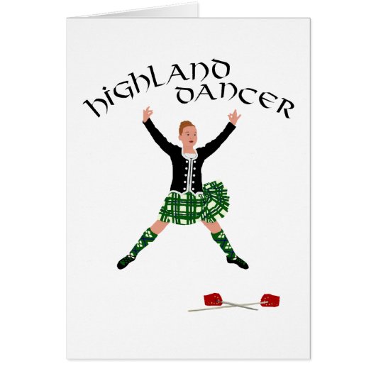 Scottish Sword Dancer - Ghillie Callum Cards (Front)