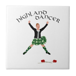 Scottish Sword Dancer - Ghillie Callum Tile