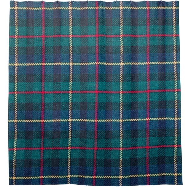 Scottish tartan background a checked plaid weave p shower curtain (Front)