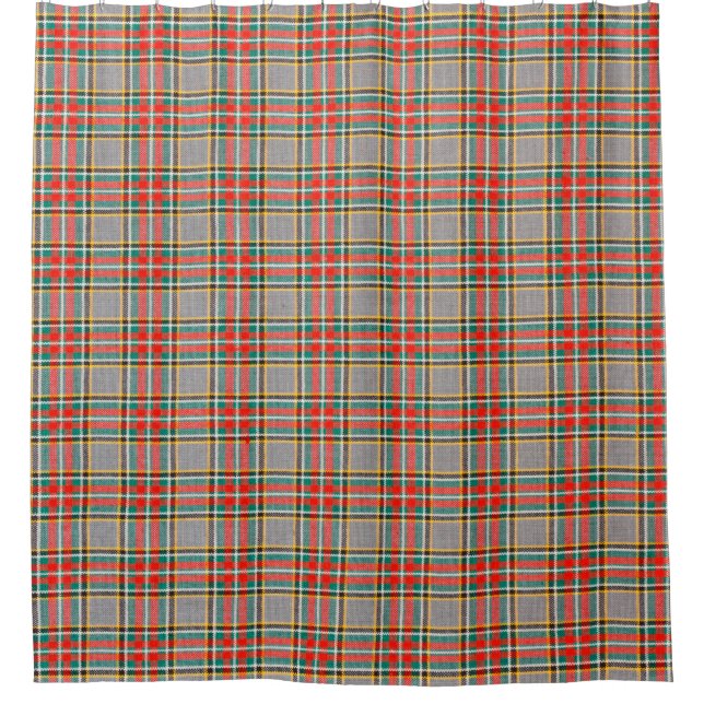Scottish tartan background a checked plaid weave p shower curtain (Front)