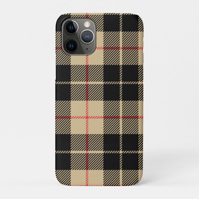  Scottish Tartan Checkered Plaid Pattern    Case-Mate iPhone Case (Back)