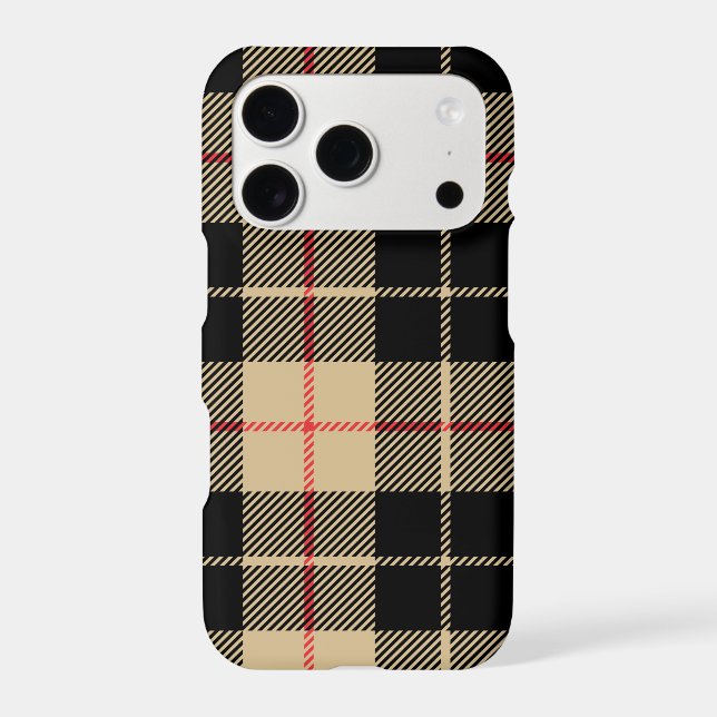  Scottish Tartan Checkered Plaid Pattern    Iphone Case (Back)