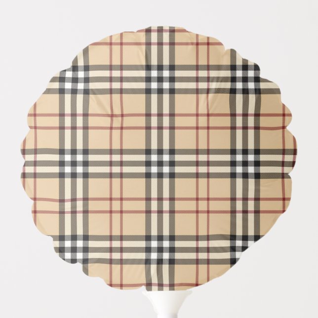 Scottish Tartan Pattern Balloon (Front)