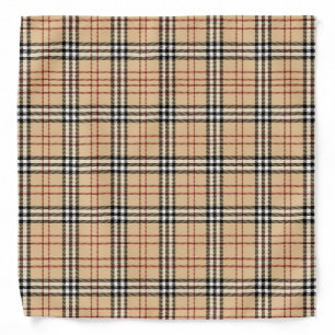 Scottish Tartan Pattern Bandana