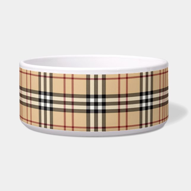 Scottish Tartan Pattern Bowl (Front)